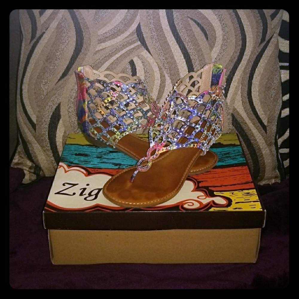 Summer sandals w/ bling!